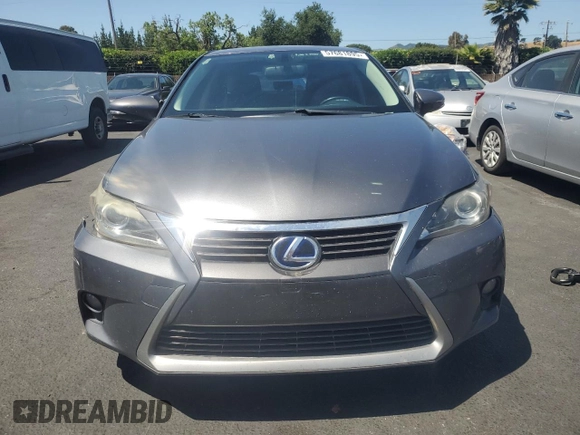 2015 Lexus CT 200h with VIN JTHKD5BH4F2221089, listed as a Copart auction lot 57681895 with 163,443 mi miles and Salvage title. Bid and sale history available at DreamBid. Image 5.