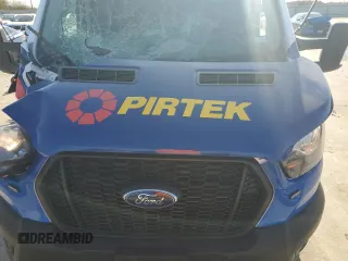 2024 Ford Transit Cargo with VIN 1FTRU8XG0RKA03544, listed as a Copart auction lot 80973924 with 3,415 mi miles and Salvage Title. Bid and sale history available at DreamBid. Image 11.