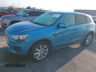 2014 Mitsubishi Outlander Sport ES with VIN 4A4AP3AU4EE008172, listed as a IAAI auction lot 42134539 with 126,478 mi miles. Bid and sale history available at carsss.com. Image 2.