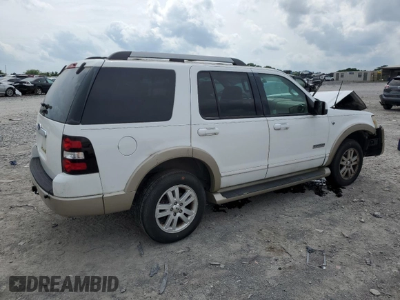 2007 Ford Explorer Eddie Bauer with VIN 1FMEU648X7UA78846, listed as a Copart auction lot 57156135 with 194,353 mi miles and Salvage title. Bid and sale history available at DreamBid. Image 3.
