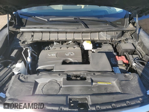 2023 Infiniti QX60 Sensory with VIN 5N1DL1GS2PC371655, listed as a Copart auction lot 57074995 with 20,018 mi miles and Salvage title. Bid and sale history available at DreamBid. Image 12.