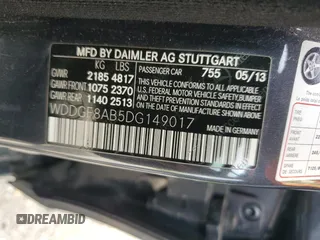 2013 Mercedes-Benz C 300 Sport with VIN WDDGF8AB5DG149017, listed as a Copart auction lot 70758944 with 99,378 mi miles and Salvage title. Bid and sale history available at DreamBid. Image 15.