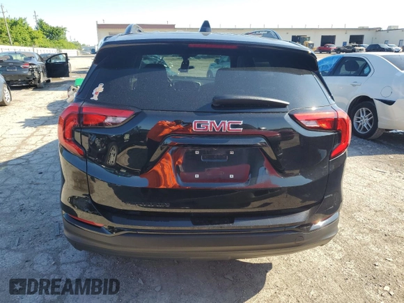 2020 GMC Terrain SLE z VIN 3GKALMEVXLL106300, wystawiony jako Copart lot #58192265 z przebiegiem 77 219 mil mil oraz Szkoda całkowita • Salvage title. Historia ofert i sprzedaży dostępna na DreamBid. Obrazek 6.