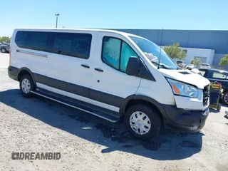 2019 Ford Transit Passenger XL with VIN 1FBZX2YM2KKA61349, listed as a IAAI auction lot 42342349 with 106,593 mi miles and . Bid and sale history available at DreamBid. Image 1.