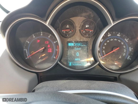 2014 Chevrolet Cruze LS with VIN 1G1PB5SG8E7472986, listed as a Copart auction lot 64841594 with 142,048 mi miles and Salvage Title. Bid and sale history available at carsss.com. Image 9.