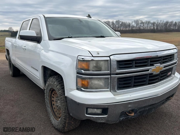 2015 Chevrolet Silverado 1500 LT with VIN 1GCUKREC1FF203682, listed as a Copart auction lot 47497915 with 133,951 mi miles and Clean Title. Bid and sale history available at carsss.com. Image 1.