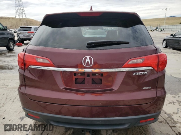 2013 Acura RDX with VIN 5J8TB4H34DL009576, listed as a Copart auction lot 50074895 with 150,589 mi miles and Salvage Title. Bid and sale history available at carsss.com. Image 6.