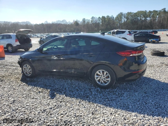 2017 Hyundai Elantra SE with VIN KMHD74LF0HU341399, listed as a Copart auction lot 47606435 with 123,344 mi miles and Salvage Title. Bid and sale history available at carsss.com. Image 2.