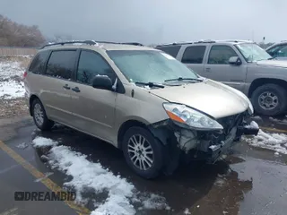 2008 Toyota Sienna CE with VIN 5TDZK29C18S159189, listed as a IAAI auction lot 41817159 with 314,447 mi miles. Bid and sale history available at carsss.com. Image 1.