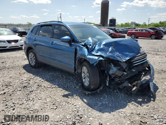 2020 Volkswagen Tiguan S with VIN 3VV1B7AX6LM137823, listed as a Copart auction lot 52152295 with Not provided miles and Salvage title. Bid and sale history available at DreamBid. Image 4.