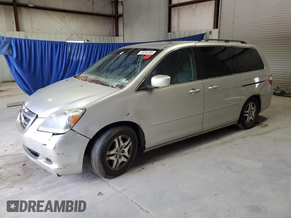 2007 Honda Odyssey EX with VIN 5FNRL38427B407563, listed as a Copart auction lot 48264385 with 358,505 mi miles and Clean Title. Bid and sale history available at carsss.com. Image 1.