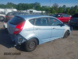 2013 Hyundai Accent GS with VIN KMHCT5AE4DU119904, listed as a IAAI auction lot 42230062 with 176,841 mi miles and . Bid and sale history available at DreamBid. Image 4.
