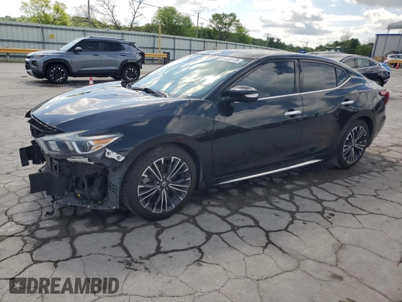 2016 Nissan Maxima SV with VIN 1N4AA6AP5GC901055, listed as a Copart auction lot 54133175 with 105,277 mi miles and Salvage Title. Bid and sale history available at DreamBid. Image 1.