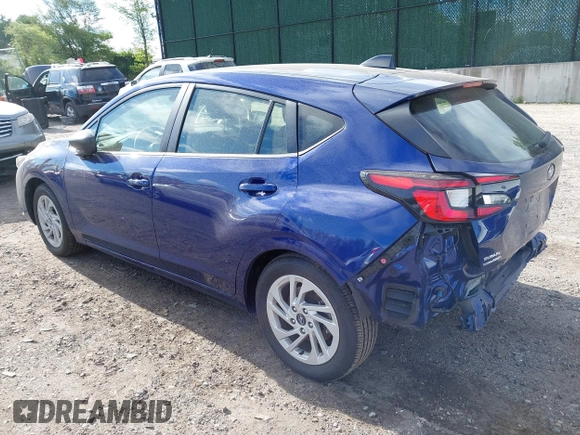 2024 Subaru Impreza with VIN JF1GUABC4R8302590, listed as a IAAI auction lot 42257875 with 14,842 mi miles and . Bid and sale history available at DreamBid. Image 3.