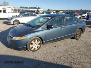 2008 Honda Civic LX with VIN 2HGFA165X8H511465, listed as a Copart auction lot 50611575 with 181,063 mi miles and Clean Title. Bid and sale history available at DreamBid. Image 1.