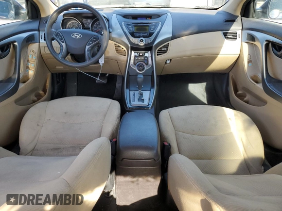 2013 Hyundai Elantra Limited with VIN 5NPDH4AE7DH179786, listed as a Copart auction lot 52531825 with 147,850 mi miles and Salvage Title. Bid and sale history available at DreamBid. Image 8.