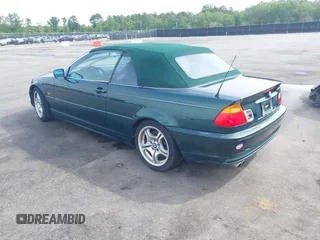 2001 BMW 3 Series 330Ci with VIN WBABS53411JU81299, listed as a IAAI auction lot 42062965 with 202,850 mi miles and . Bid and sale history available at carsss.com. Image 3.