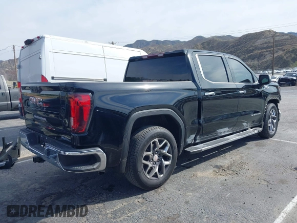 2024 GMC Sierra 1500 with VIN 1GTPHDE88RZ333584, listed as a IAAI auction lot 41581228 with 6,231 mi miles and . Bid and sale history available at DreamBid. Image 4.