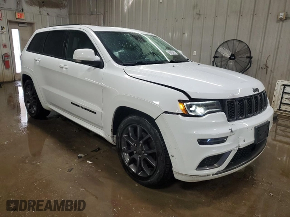 2021 Jeep Grand Cherokee Overland with VIN 1C4RJFCGXMC527435, listed as a Copart auction lot 49642405 with 84,485 mi miles and Salvage title. Bid and sale history available at DreamBid. Image 4.