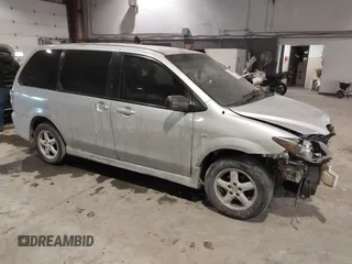 2005 Mazda MPV LX with VIN JM3LW28A350543216, listed as a IAAI auction lot 41417804 with 199,851 mi miles. Bid and sale history available at carsss.com. Image 1.