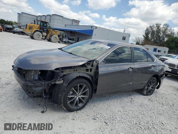 2017 Toyota Camry XLE with VIN 4T1BF1FK8HU714836, listed as a Copart auction lot 53085325 with 54,008 mi miles and Salvage Title. Bid and sale history available at carsss.com. Image 1.