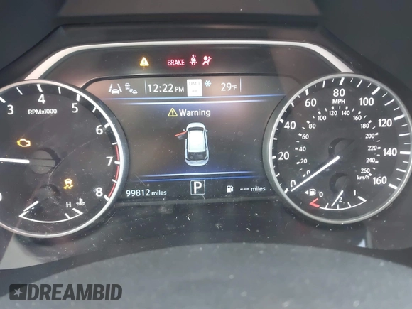 2019 Nissan Murano SL with VIN 5N1AZ2MS6KN143523, listed as a IAAI auction lot 41212120 with 99,812 mi miles and . Bid and sale history available at DreamBid. Image 7.