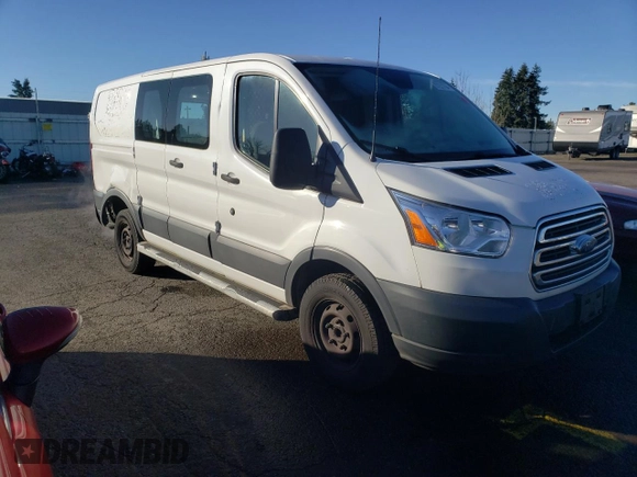 2017 Ford Transit with VIN 1FTYR1ZM4HKB23529, listed as a Copart auction lot 87221794 with 155,487 mi miles and Salvage Title. Bid and sale history available at DreamBid. Image 4.