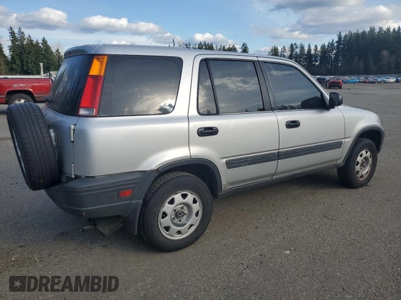 1997 Honda CR-V with VIN JHLRD1855VC036020, listed as a Copart auction lot 48995375 with 296,301 mi miles and Salvage Title. Bid and sale history available at carsss.com. Image 3.