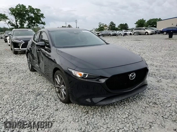 2020 Mazda 3 with VIN JM1BPALM2L1158699, listed as a Copart auction lot 53919195 with 60,401 mi miles and Salvage title. Bid and sale history available at DreamBid. Image 13.