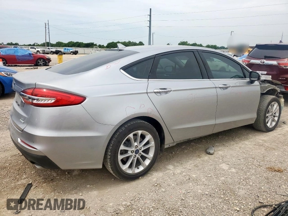 2020 Ford Fusion SE with VIN 3FA6P0HD7LR111586, listed as a Copart auction lot 56688945 with 105,591 mi miles and Salvage title. Bid and sale history available at DreamBid. Image 3.