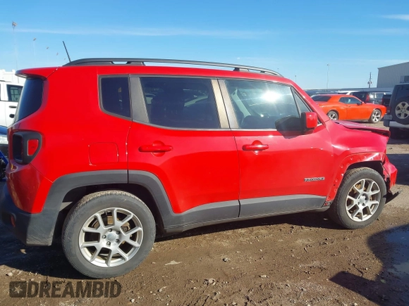 2019 Jeep Renegade Latitude with VIN ZACNJABB7KPK70313, listed as a IAAI auction lot 41308774 with 108,542 mi miles and . Bid and sale history available at DreamBid. Image 13.