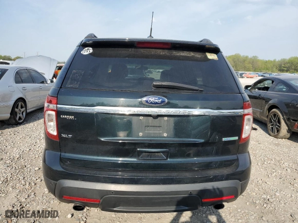 2014 Ford Explorer XLT with VIN 1FM5K7D98EGC04654, listed as a Copart auction lot 52352125 with 216,333 mi miles and Salvage Title. Bid and sale history available at carsss.com. Image 6.