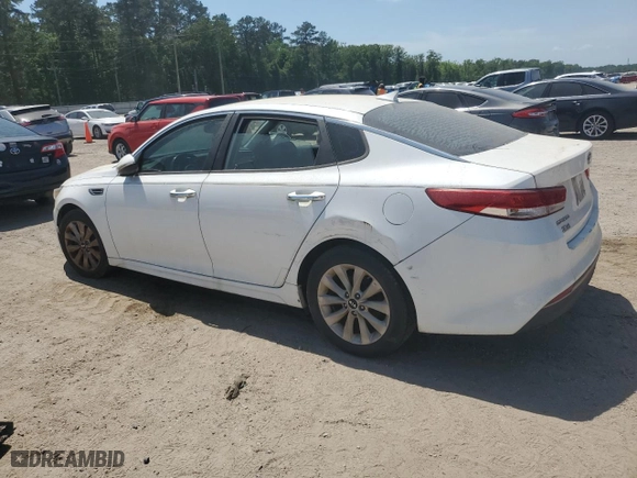 2016 Kia Optima EX with VIN 5XXGU4L35GG065760, listed as a Copart auction lot 53551465 with 0 mi miles and Clean Title. Bid and sale history available at carsss.com. Image 2.