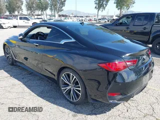 2020 Infiniti Q60 Luxe with VIN JN1EV7EK6LM340201, listed as a IAAI auction lot 42004201 with 26,489 mi miles and . Bid and sale history available at carsss.com. Image 3.