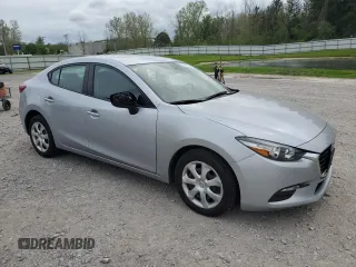 2017 Mazda 3 Sport with VIN 3MZBN1U78HM108749, listed as a Copart auction lot 56848245 with 73,819 mi miles and Salvage Title. Bid and sale history available at DreamBid. Image 4.