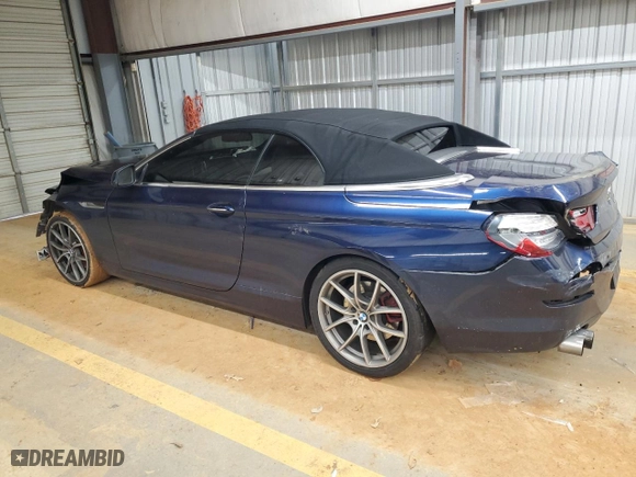 2012 BMW 6 Series 650i with VIN WBALZ3C51CDL71044, listed as a Copart auction lot 88372315 with 129,701 mi miles and Salvage Title. Bid and sale history available at carsss.com. Image 2.