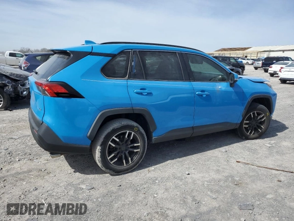 2019 Toyota RAV4 LE with VIN JTMK1RFV2KD018508, listed as a Copart auction lot 49722885 with 93,043 mi miles and Salvage Title. Bid and sale history available at carsss.com. Image 3.