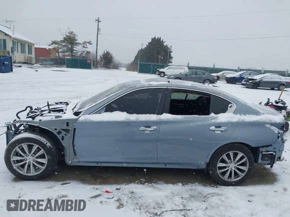 2014 Infiniti Q50 Hybrid Sport with VIN JN1AV7AP7EM691105, listed as a IAAI auction lot 41564483 with Not Provided miles and . Bid and sale history available at DreamBid. Image 14.
