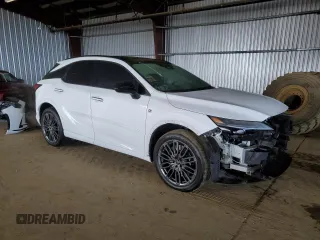 2023 Lexus RX with VIN 2T2BCMEA7PC001425, listed as a Copart auction lot 49828695 with 26,485 mi miles and Salvage Title. Bid and sale history available at carsss.com. Image 4.