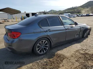 2016 BMW 3 Series 320i with VIN WBA8A9C53GK618159, listed as a Copart auction lot 50222555 with 143,007 mi miles and Salvage Title. Bid and sale history available at carsss.com. Image 3.