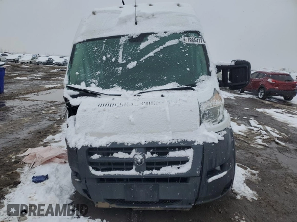 2017 Ram ProMaster Cargo with VIN 3C6TRVDG3HE527323, listed as a Copart auction lot 79854774 with 90,461 mi miles and Salvage Title. Bid and sale history available at carsss.com. Image 5.