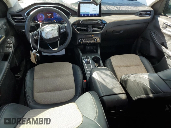 2022 Ford Escape Titanium Plug-In Hybrid with VIN 1FMCU0LZ2NUB80380, listed as a Copart auction lot 80961924 with 7,858 mi miles and Salvage title. Bid and sale history available at DreamBid. Image 8.