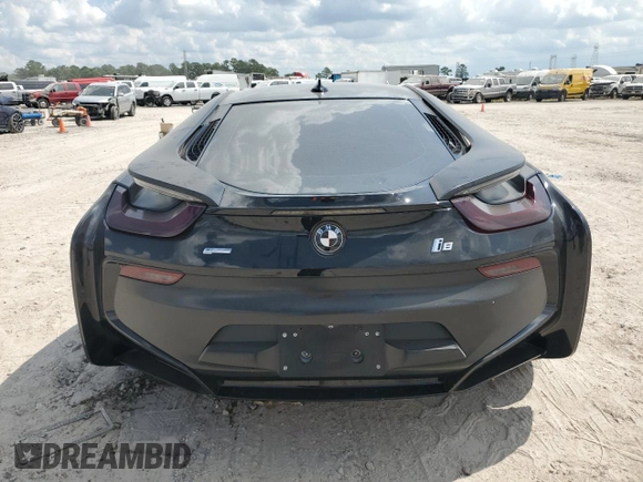2015 BMW i8 with VIN WBY2Z2C56FV391487, listed as a Copart auction lot 72029534 with 89,048 mi miles and Salvage Title. Bid and sale history available at carsss.com. Image 6.