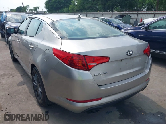 2013 Kia Optima LX with VIN 5XXGM4A78DG193461, listed as a IAAI auction lot 41947163 with 133,070 mi miles. Bid and sale history available at carsss.com. Image 3.