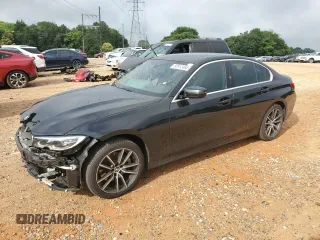2022 BMW 3 Series 330i xDrive with VIN 3MW5R7J03N8C52953, listed as a Copart auction lot 60912465 with 32,031 mi miles and Salvage title. Bid and sale history available at DreamBid. Image 1.