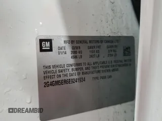 2014 Buick Regal Premium I with VIN 2G4GM5ER6E9241934, listed as a Copart auction lot 50411645 with 130,134 mi miles and Salvage title. Bid and sale history available at DreamBid. Image 13.