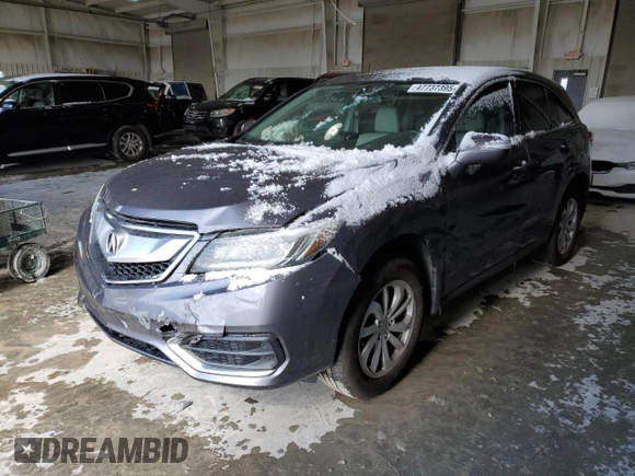 2017 Acura RDX w/Technology Pkg with VIN 5J8TB4H54HL004644, listed as a Copart auction lot 47737395 with 130,282 mi miles and Salvage Title. Bid and sale history available at carsss.com. Image 1.