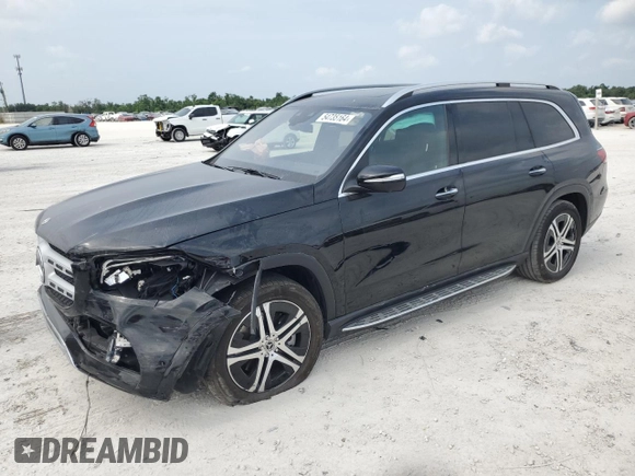 2022 Mercedes-Benz GLS 450 with VIN 4JGFF5KE4NA748410, listed as a Copart auction lot 54735164 with 11,909 mi miles and Salvage Title. Bid and sale history available at DreamBid. Image 1.