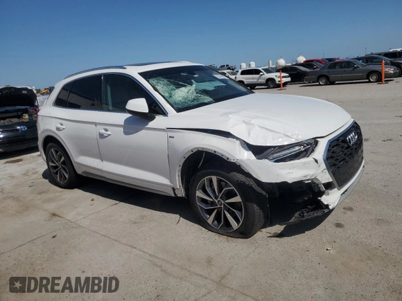 2022 Audi Q5 S line Premium z VIN WA1GAAFY4N2062294, wystawiony jako Copart lot #52314365 z przebiegiem 40 920 mil mil oraz Szkoda całkowita • Salvage title. Historia ofert i sprzedaży dostępna na DreamBid. Obrazek 4.