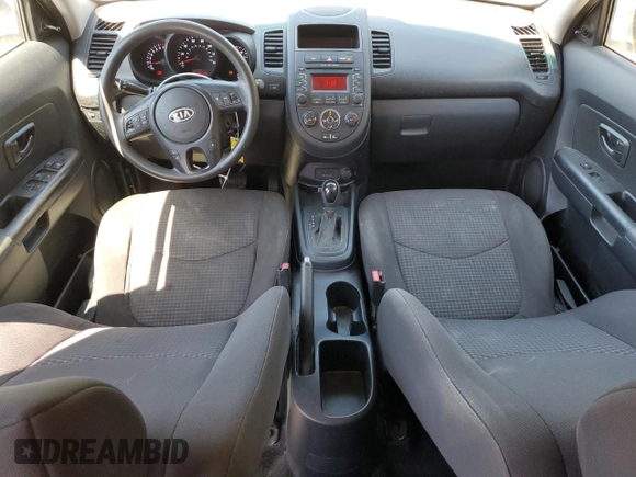 2012 Kia Soul with VIN KNDJT2A50C7451085, listed as a Copart auction lot 50138125 with 65,969 mi miles and Salvage Title. Bid and sale history available at carsss.com. Image 8.